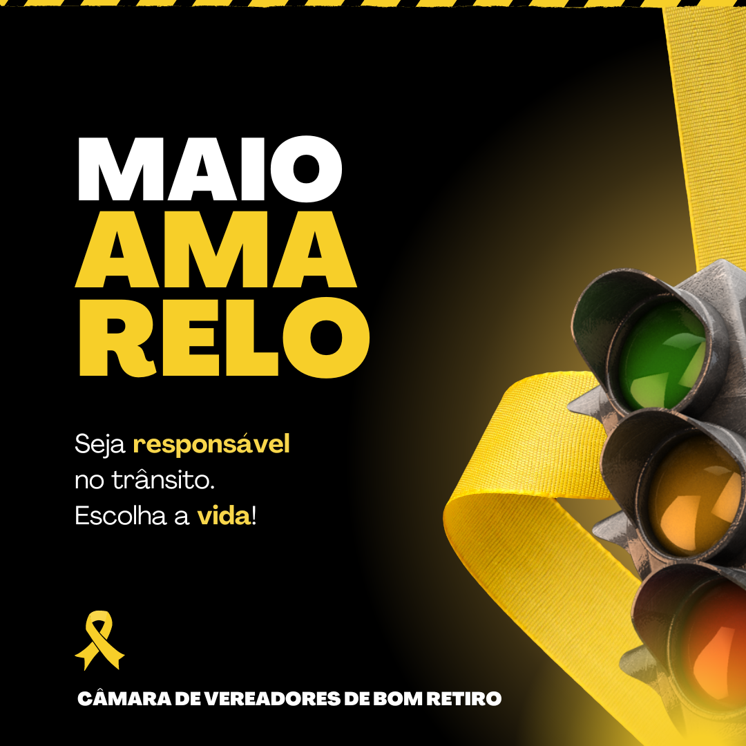 🚗🌟 Maio Amarelo: Juntos pela Segurança no Trânsito! 🌟🚗