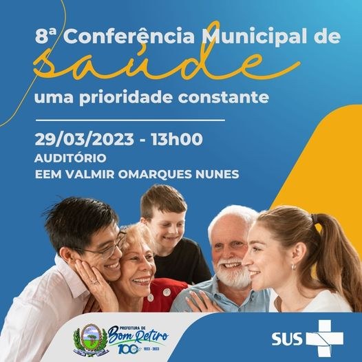 8ª Conferência Municipal De Saúde — Câmara De Vereadores De Bom Retiro Sc