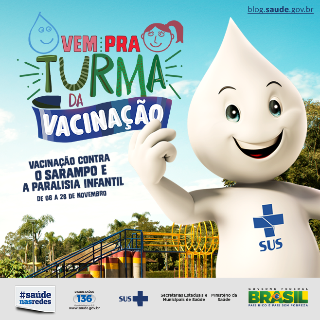 Campanha de Vacinação contra sarampo e a pólio