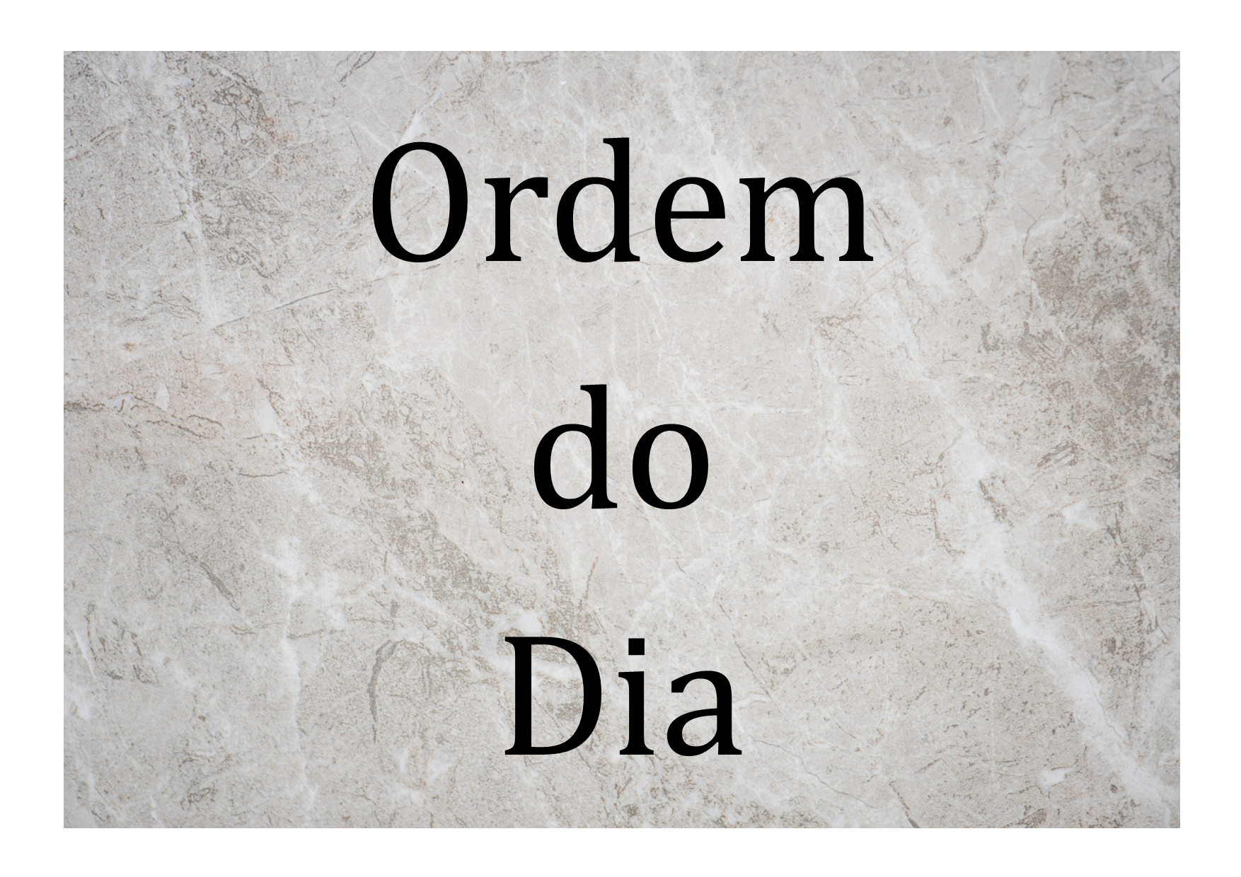 Ordem do Dia 